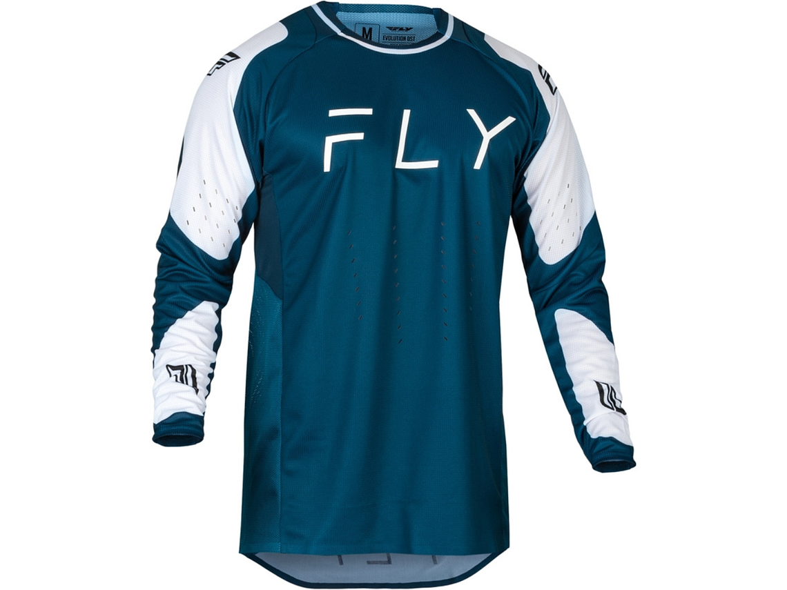 Camisola MX Fly Racing Evolution Dst (Azul/Branco) 1