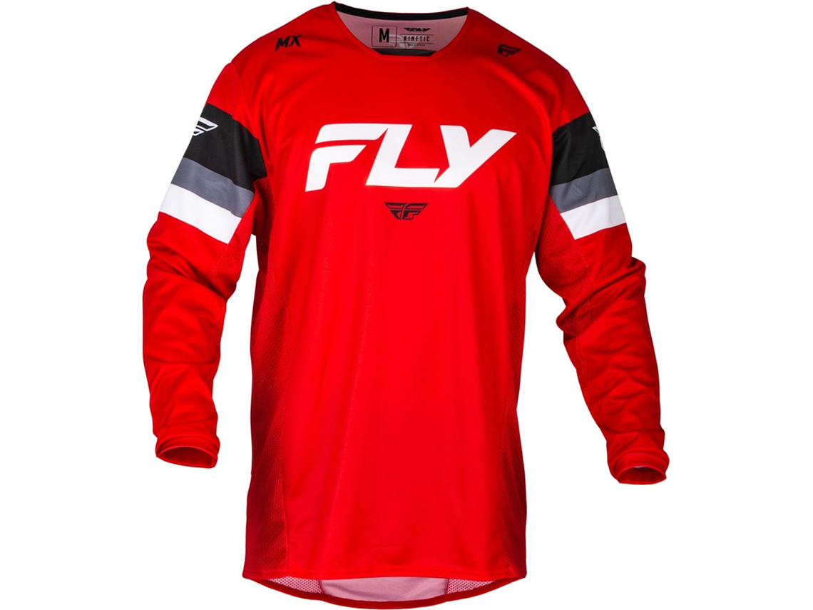 Camisola MX Fly Racing Kinetic Prix (Vermelho)  1