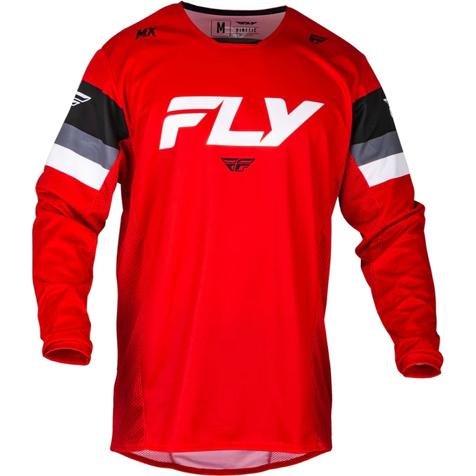 Camisola MX Fly Racing Kinetic Prix (Vermelho)  1