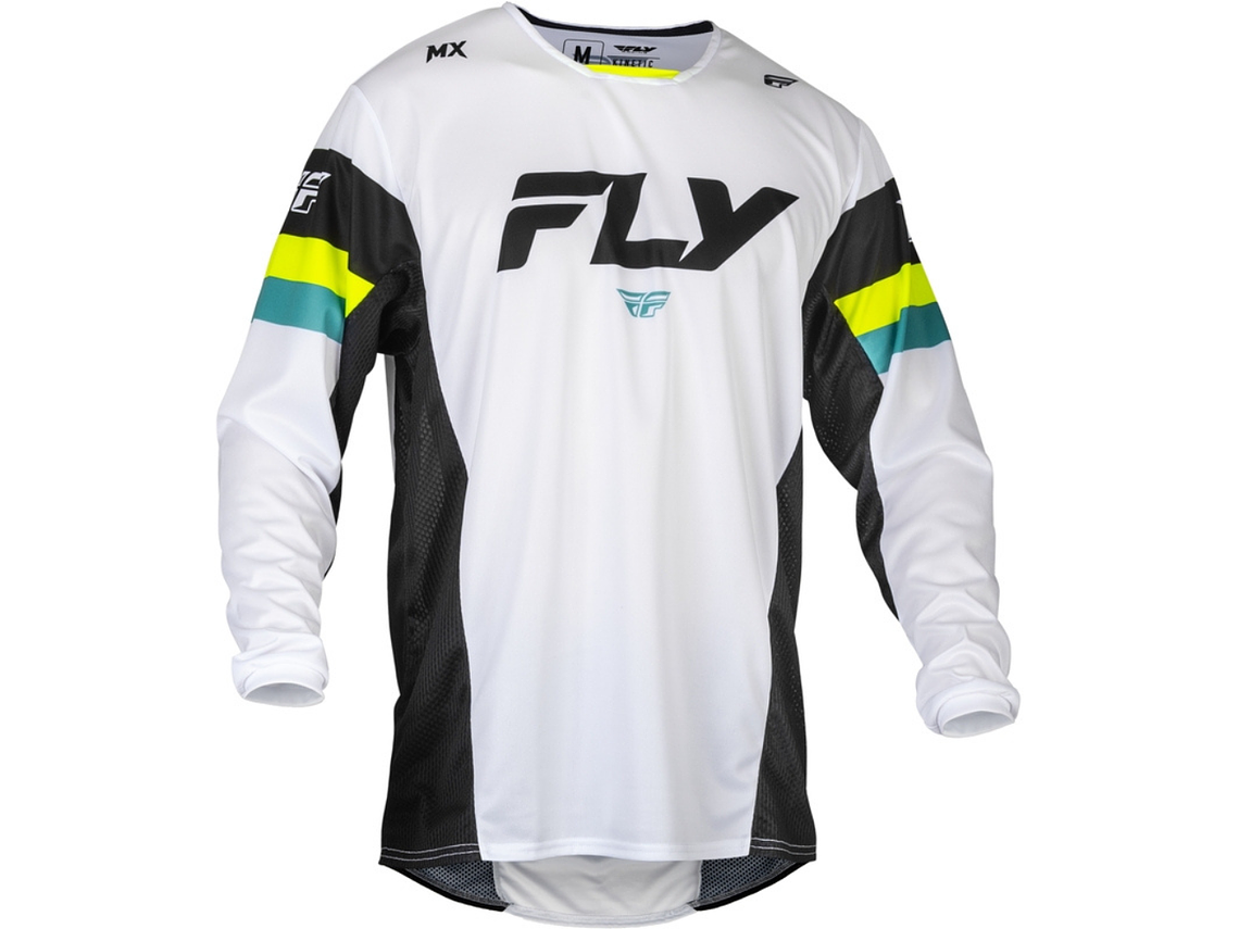 Camisola MX Fly Racing Kinetic Prix (Branco) 1