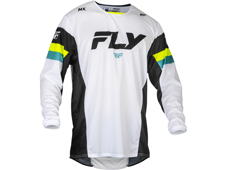 Camisola MX Fly Racing Kinetic Prix (Branco) 1