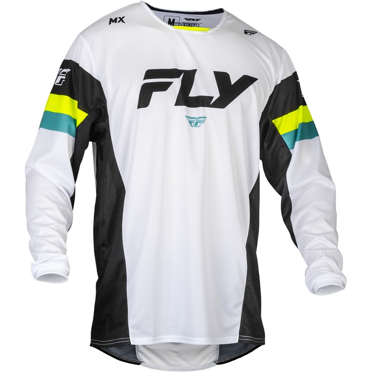 Camisola MX Fly Racing Kinetic Prix (Branco) 1