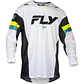 Camisola MX Fly Racing Kinetic Prix (Branco) - Thumbnail 1