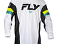 Camisola MX Fly Racing Kinetic Prix (Branco) - Thumbnail 1