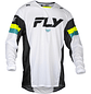 Camisola MX Fly Racing Kinetic Prix (Branco) - Thumbnail 1