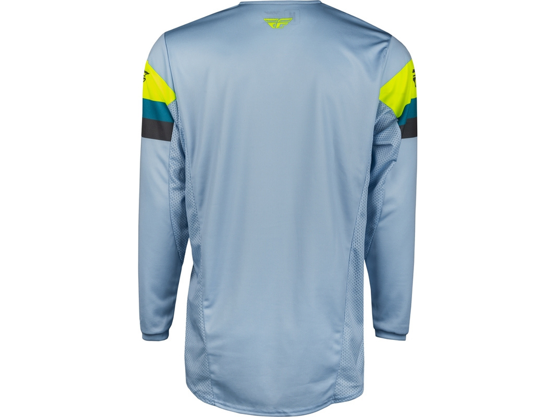 Camisola MX Fly Racing Kinetic Prix (Cinza)  2