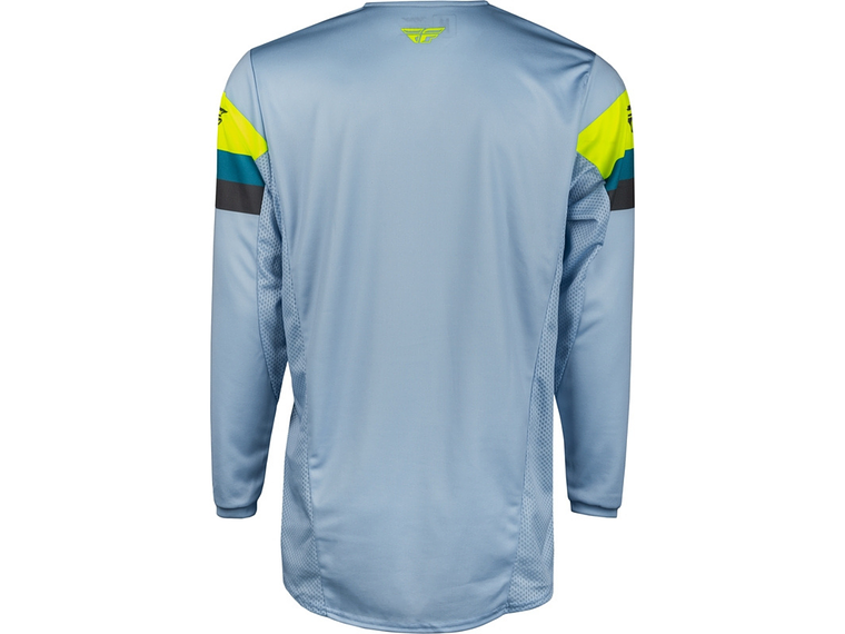 Camisola MX Fly Racing Kinetic Prix (Cinza)  2