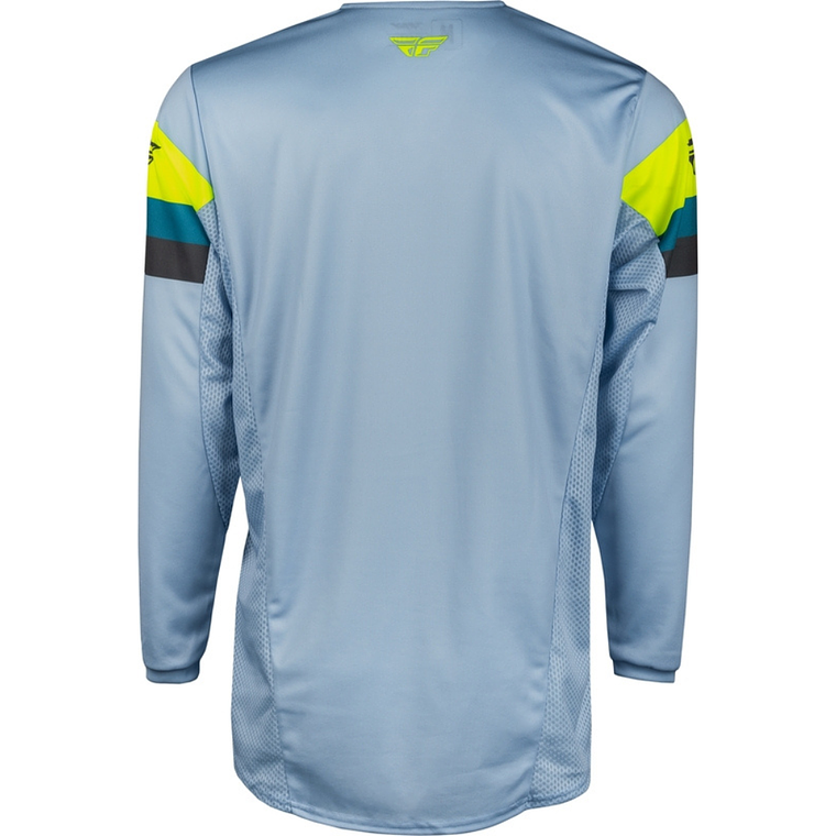 Camisola MX Fly Racing Kinetic Prix (Cinza)  2