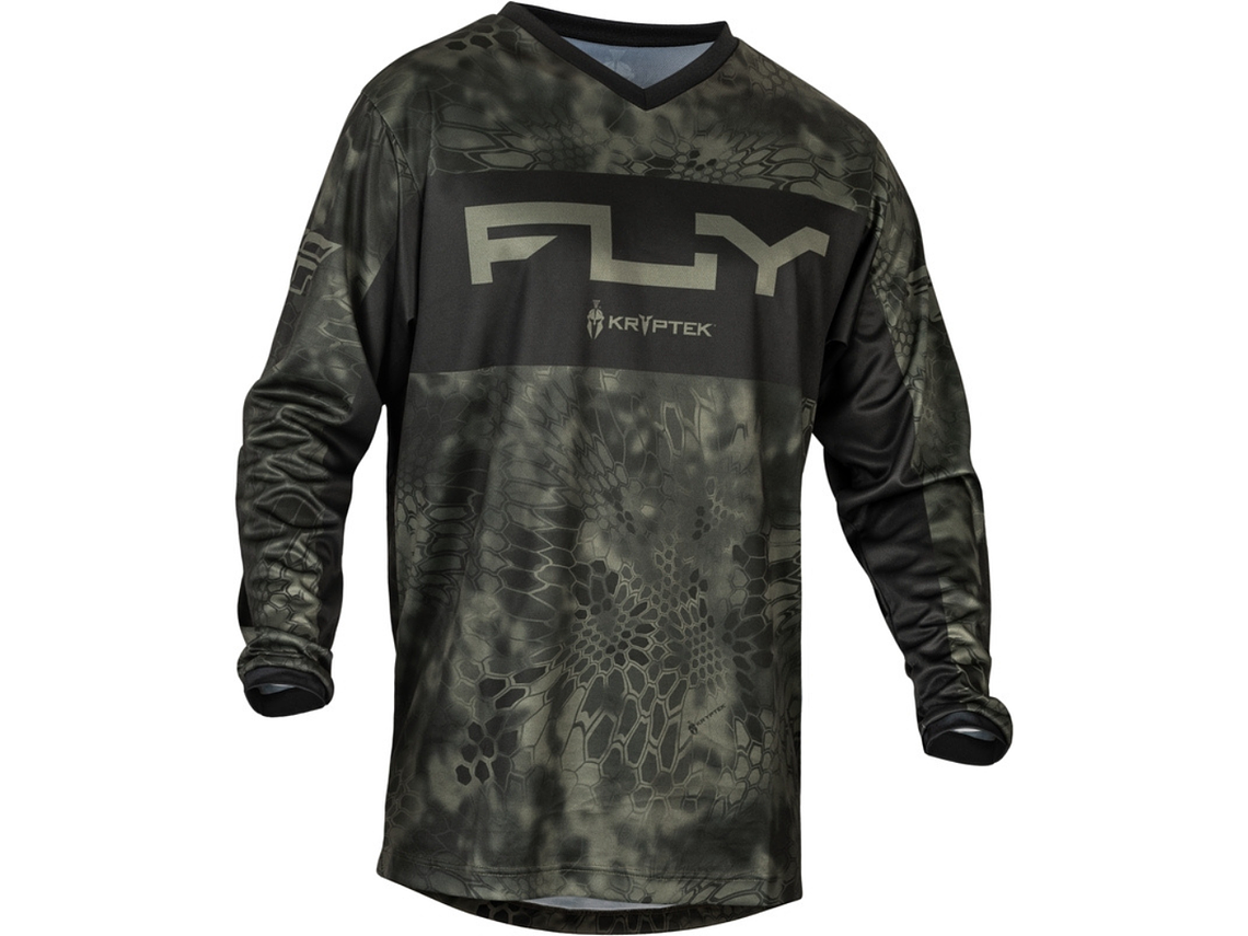 Camisola Fly Racing F-16 Kryptec S.E. (Cinza/Preto) 1