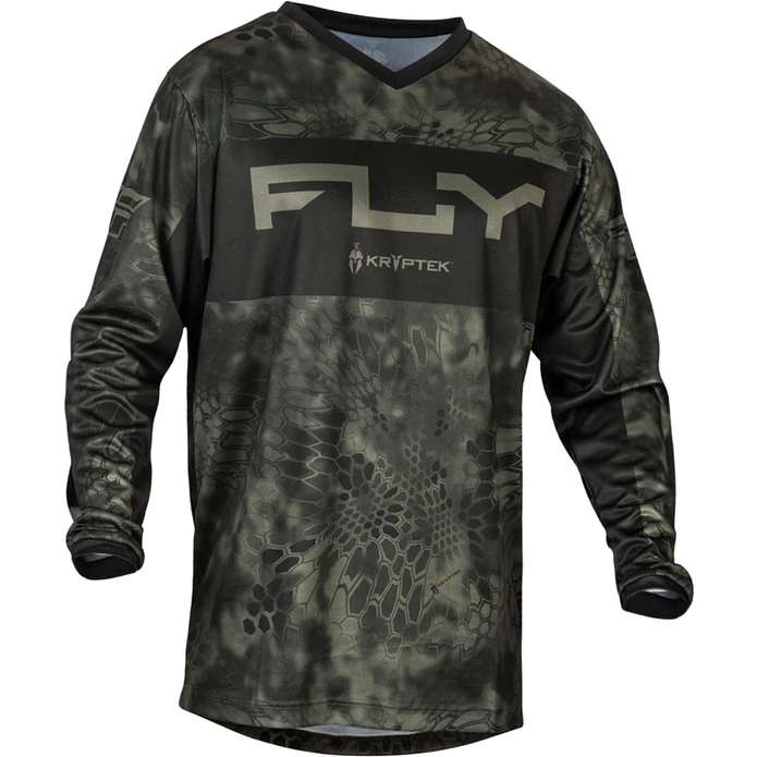 Camisola Fly Racing F-16 Kryptec S.E. (Cinza/Preto) 1