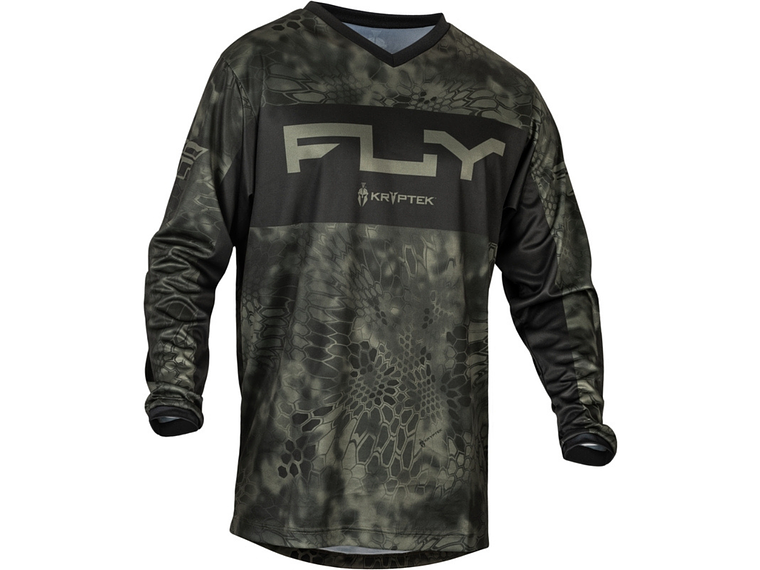 Camisola Fly Racing F-16 Kryptec S.E. (Cinza/Preto) 1