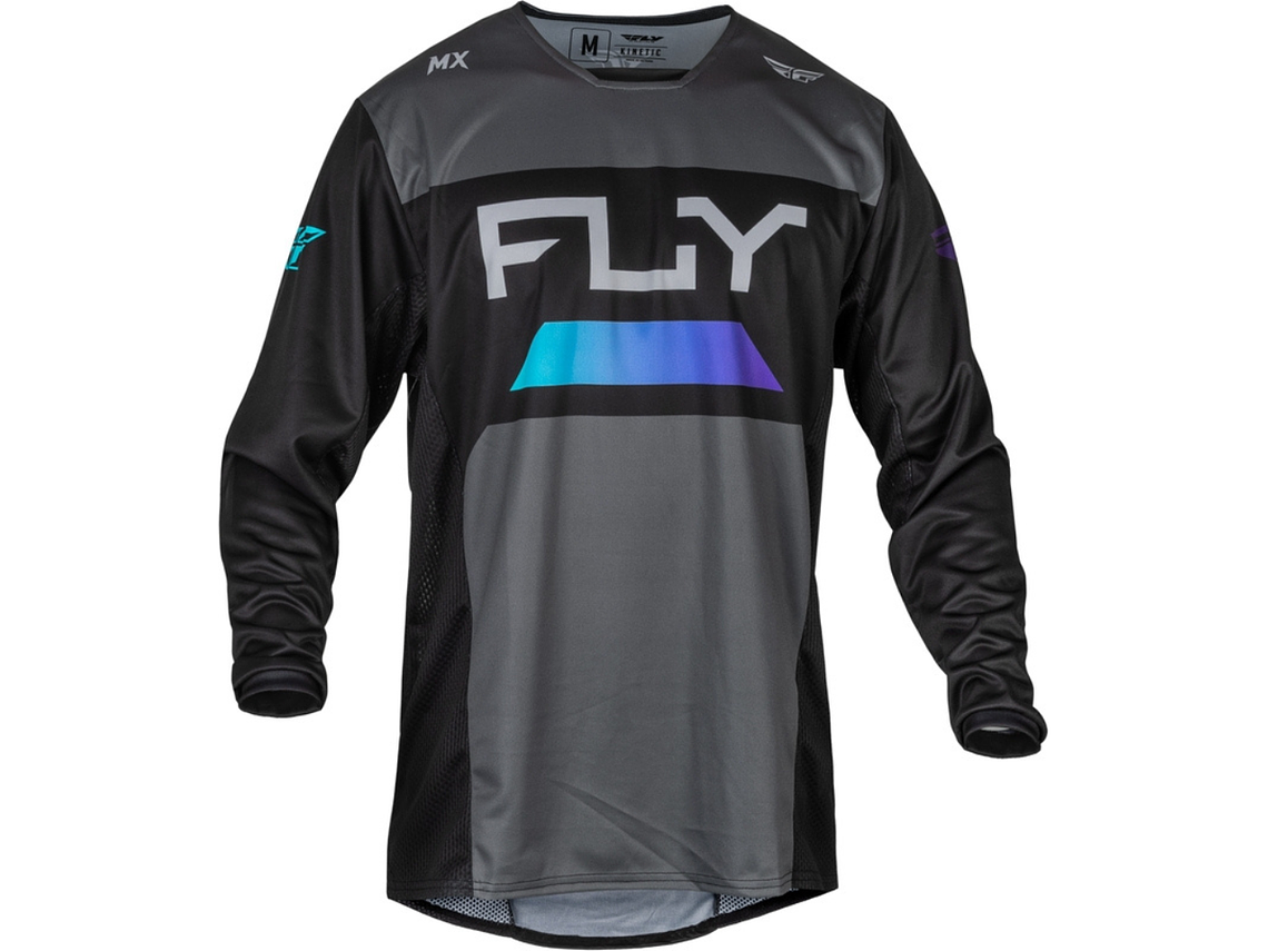 Camisola Fly Racing Kinetic Reload Jersey (Preto) 1