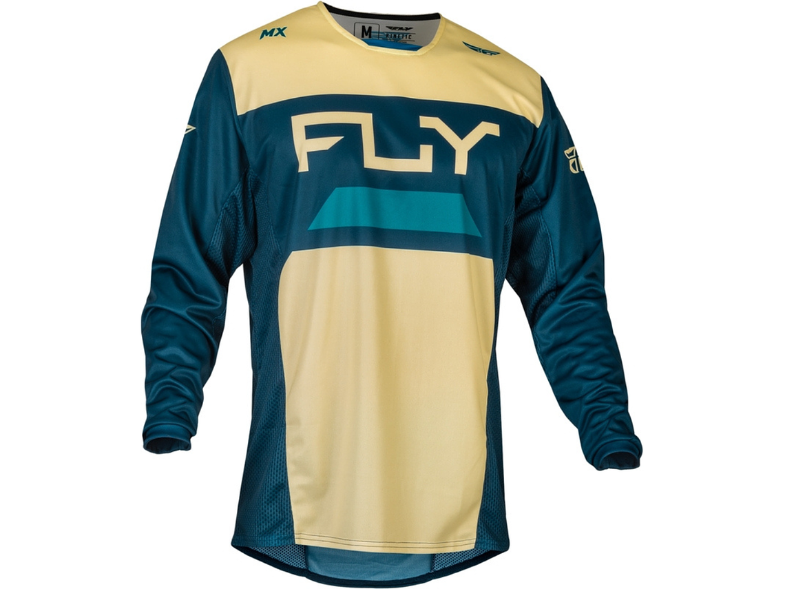 Camisola Fly Racing Kinetic Reload Jersey (Azul/Amarelo) 1