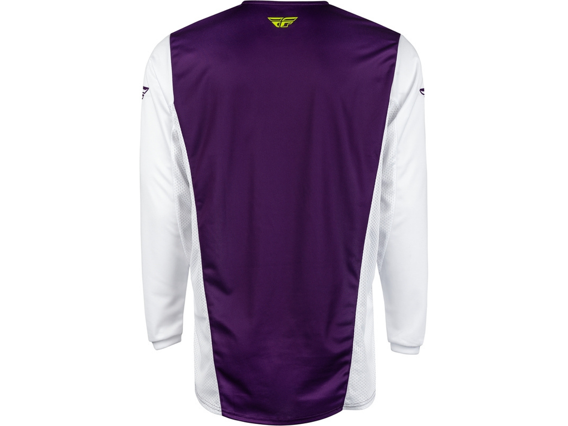 Camisola Fly Racing Kinetic Reload Jersey (Roxo/Branco) 2