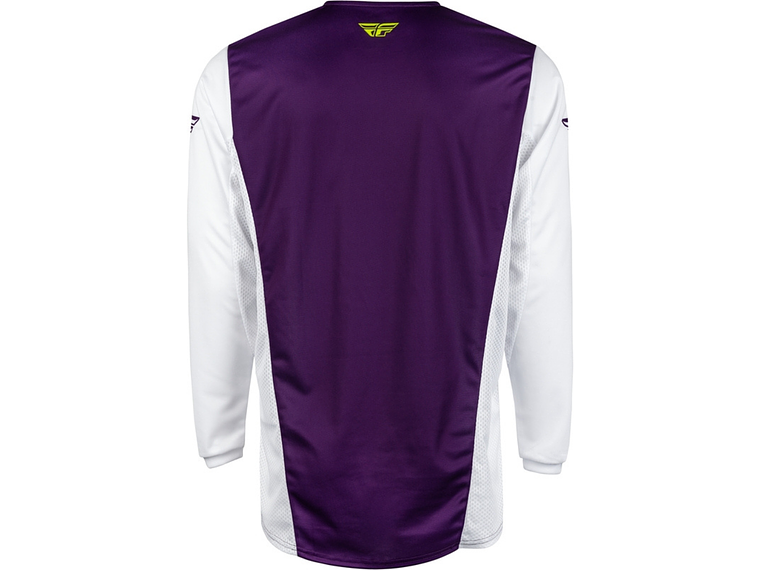 Camisola Fly Racing Kinetic Reload Jersey (Roxo/Branco) 2