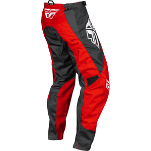 Calças Fly Racing F-16 - Vermelho/Charcoal/Branco 