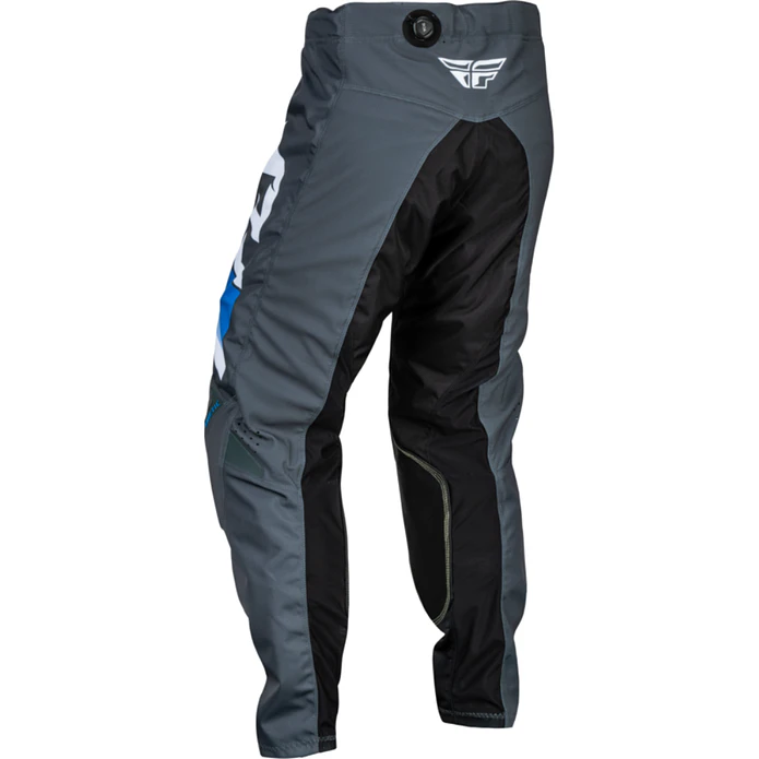 Calças Fly Racing Kinetic Prix - Bright Blue/Charcoal/Branco 2