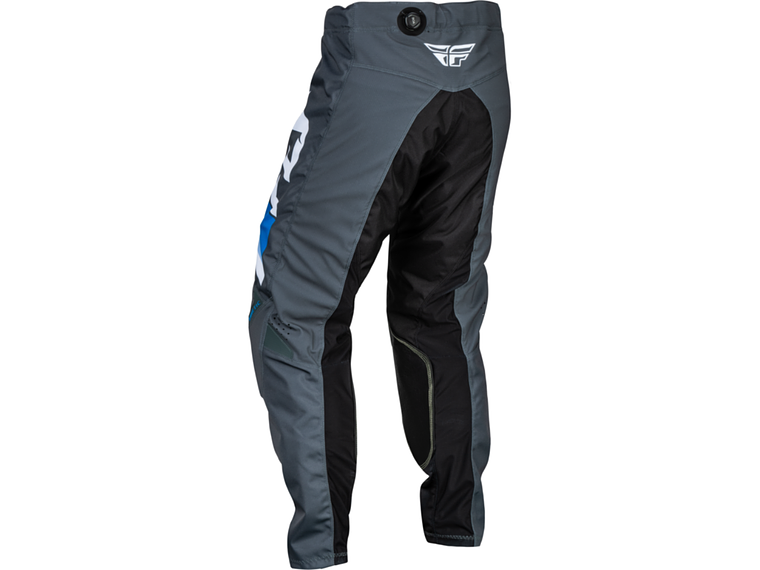Calças Fly Racing Kinetic Prix - Bright Blue/Charcoal/Branco 2