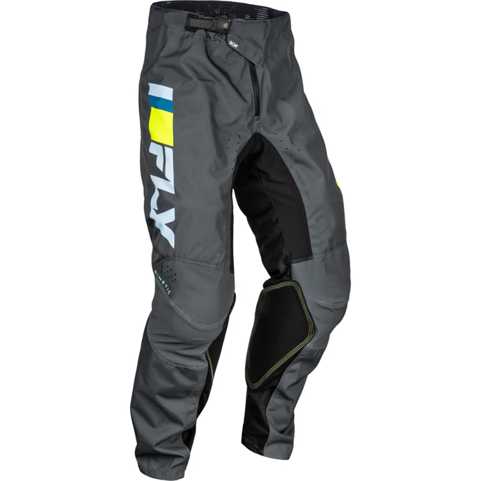Calças Fly Racing Kinetic Prix - Bright Blue/Charcoal/Branco  1