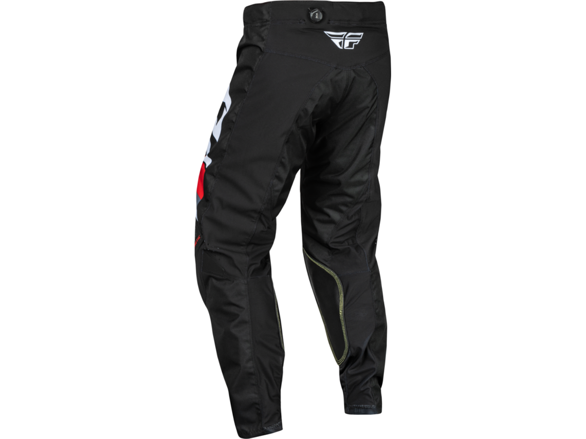 Calças Fly Racing Kinetic Prix - Vermelho/Cinza/Branco  2