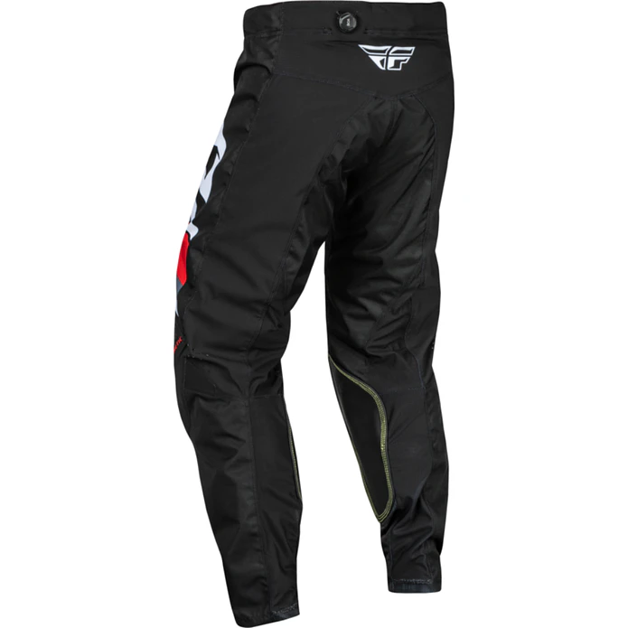 Calças Fly Racing Kinetic Prix - Vermelho/Cinza/Branco  2