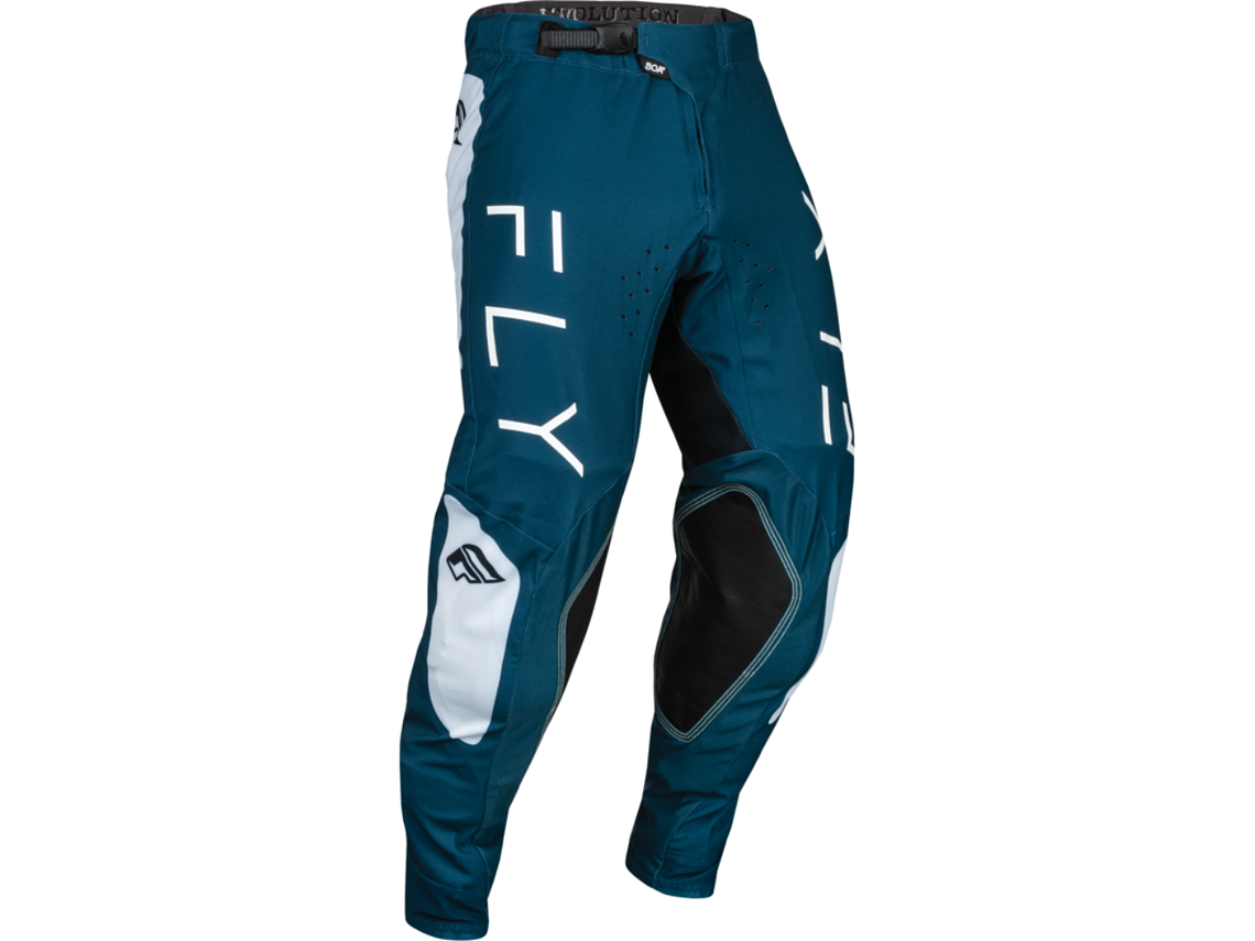 Calças Fly Racing Evolution DST - Navy/Branco  1
