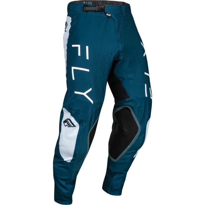 Calças Fly Racing Evolution DST - Navy/Branco  1