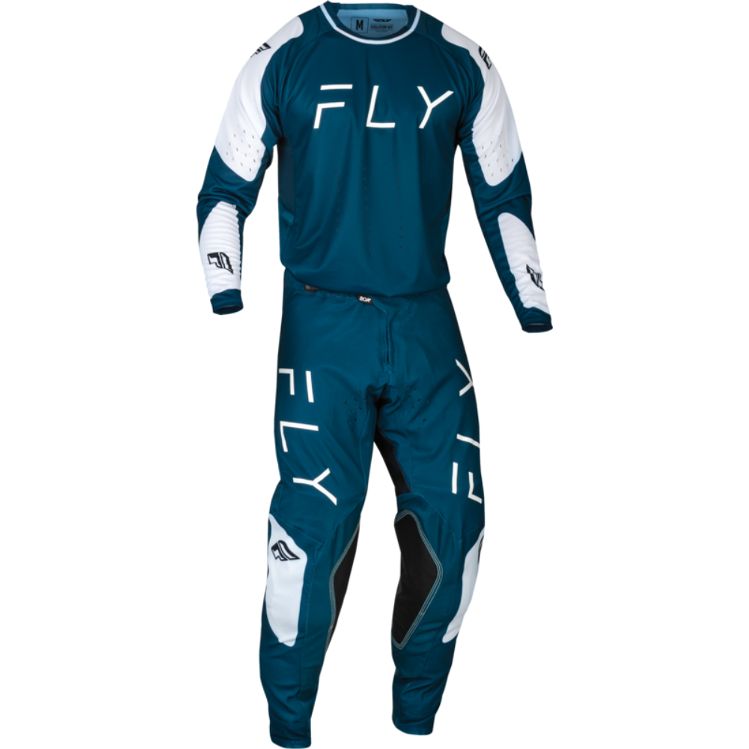 Calças Fly Racing Evolution DST - Navy/Branco  2
