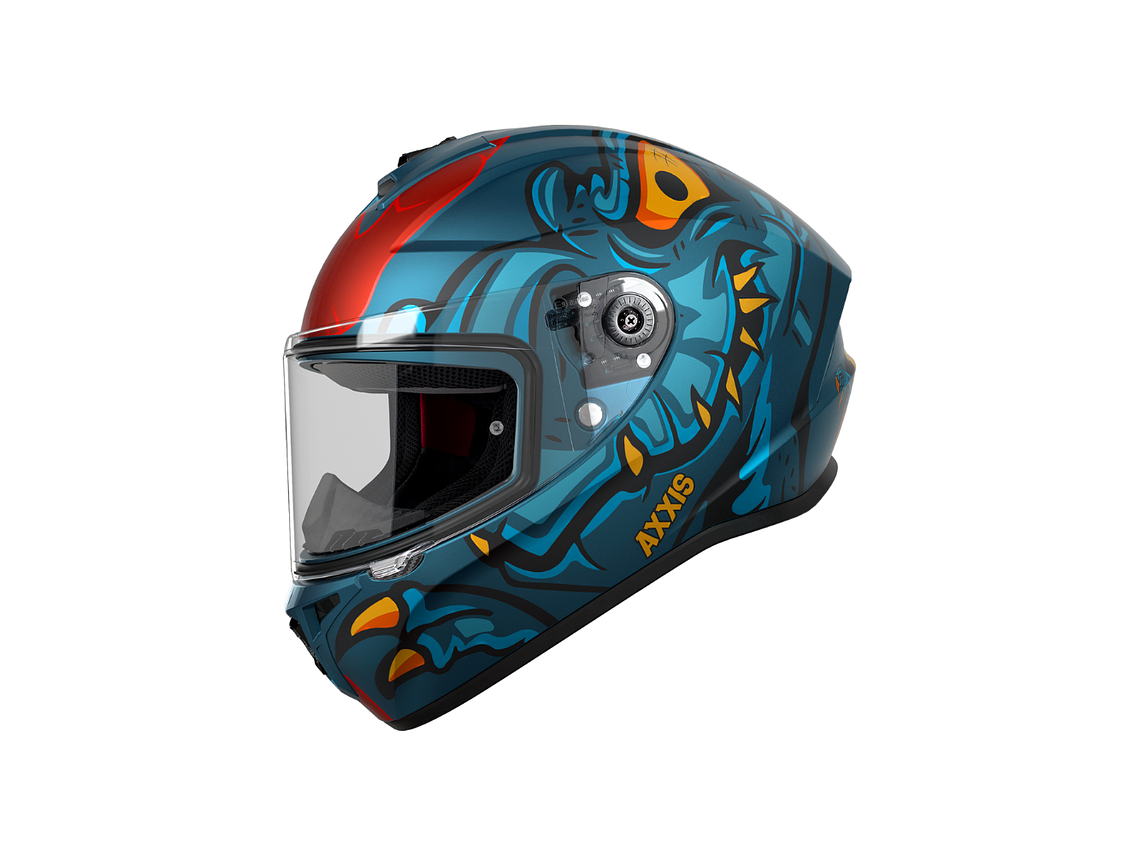 Capacete AXXIS DRAKEN S DINOTOON  3