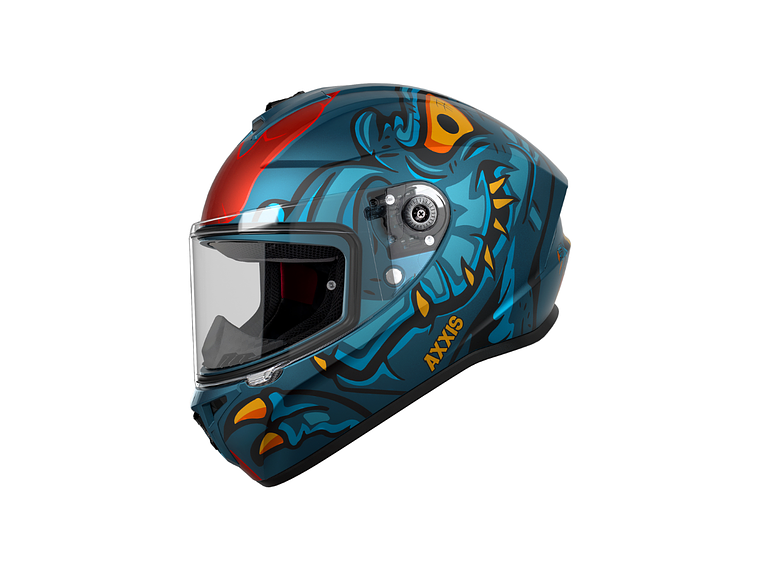 Capacete AXXIS DRAKEN S DINOTOON  3
