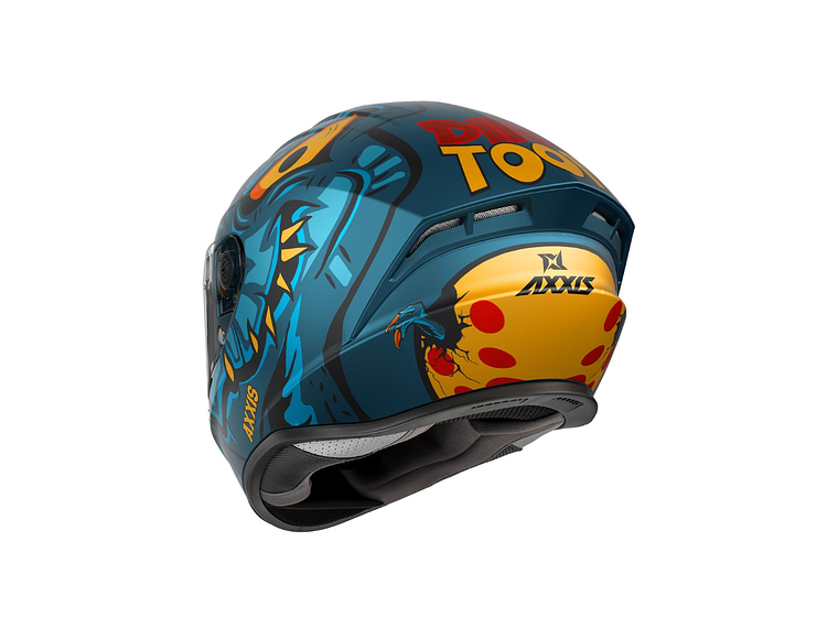 Capacete AXXIS DRAKEN S DINOTOON  4
