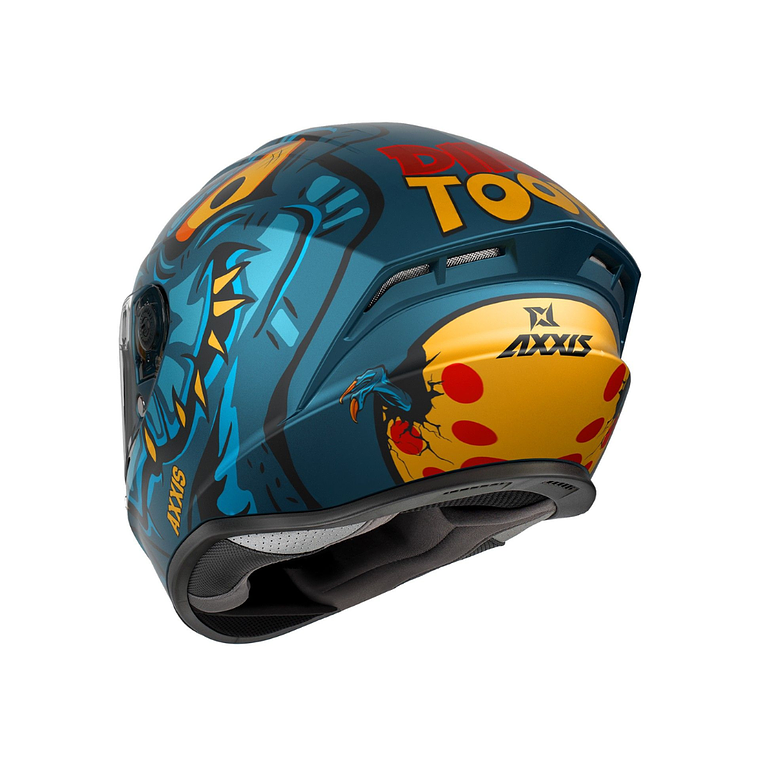 Capacete AXXIS DRAKEN S DINOTOON  4