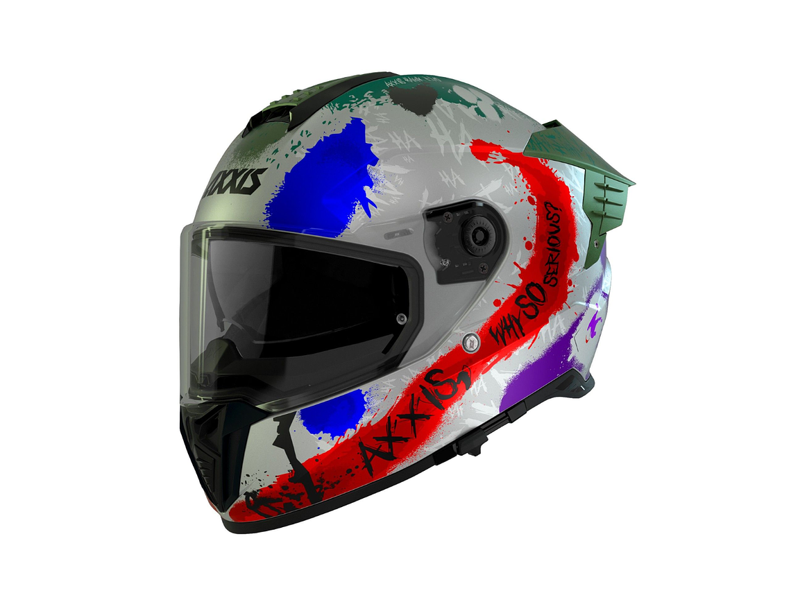 Capacete AXXIS HAWK SV EVO SICK JOKE  1