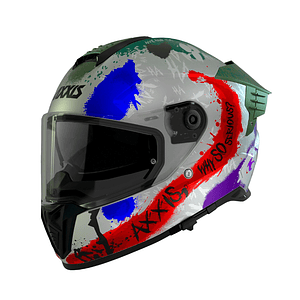 Capacete AXXIS HAWK SV EVO SICK JOKE 