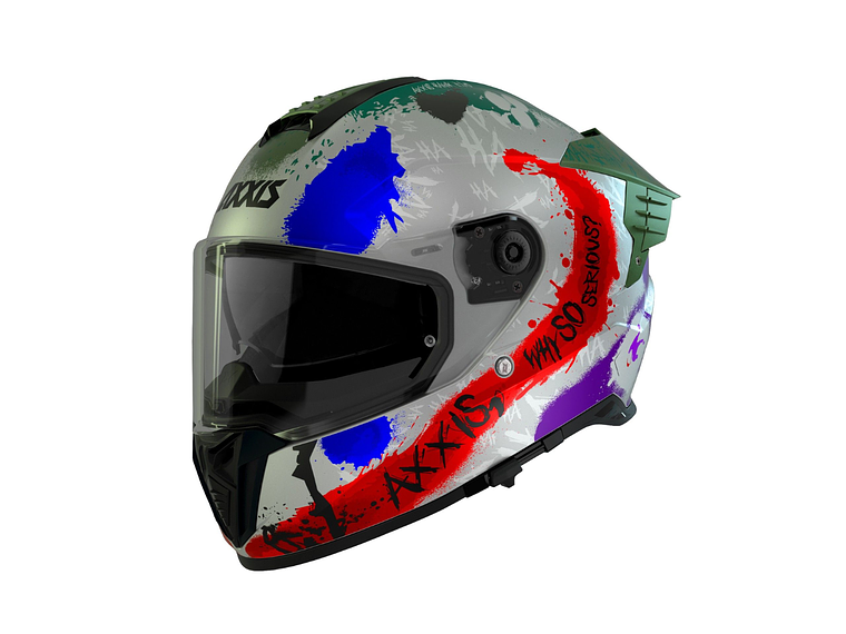 Capacete AXXIS HAWK SV EVO SICK JOKE  1