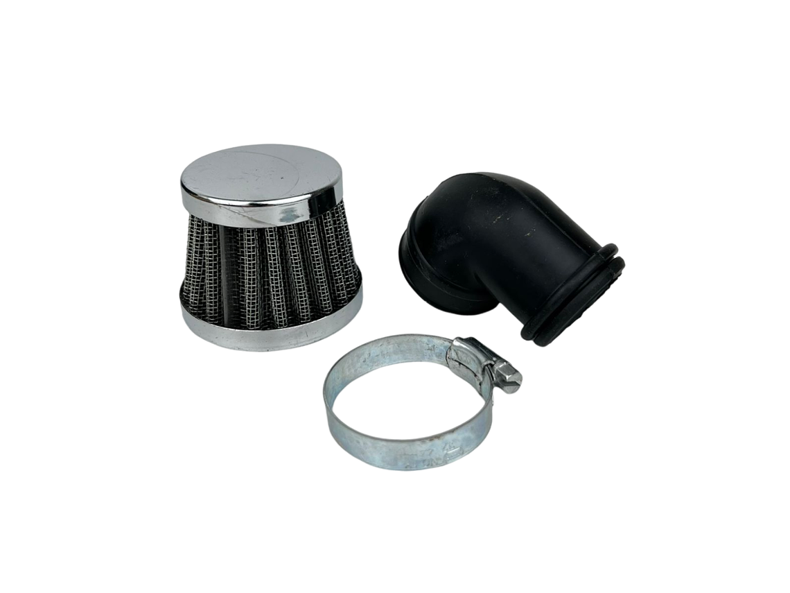 Filtro Ar Cónico 28/35 mm Curvo 90º  3