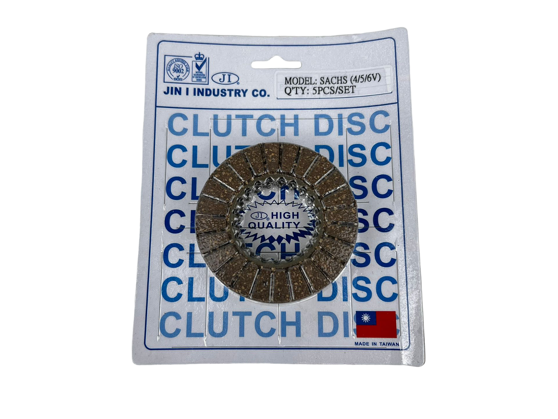 Discos Embraiagem SACHS 5 / 6 Velocidades  1