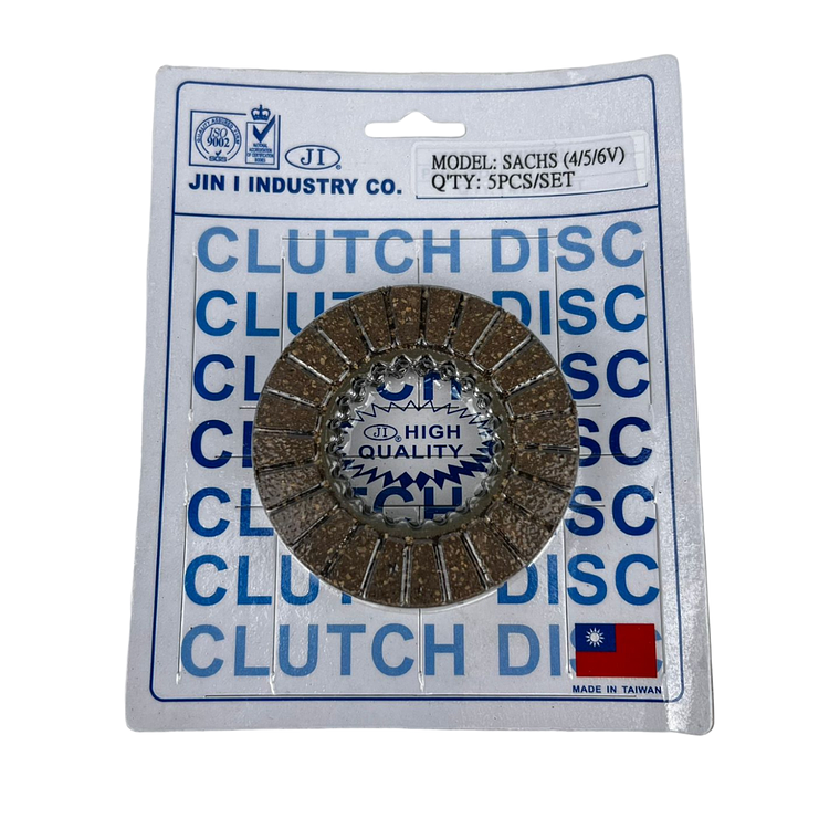 Discos Embraiagem SACHS 5 / 6 Velocidades  1