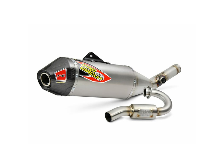 Linha de Escape Completa Pro Circuit T-6 Kawasaki KX250F (17-18) 0121725H 1