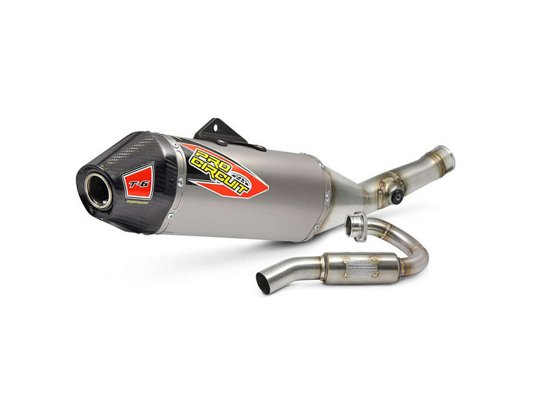 Linha de Escape Completa Pro Circuit T-6 Kawasaki KX450 (19-23)  1