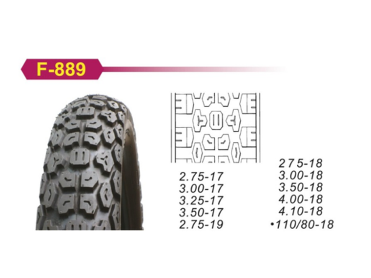 Pneu 3.00-17 F889 + Câmara Ar - CEWA  1