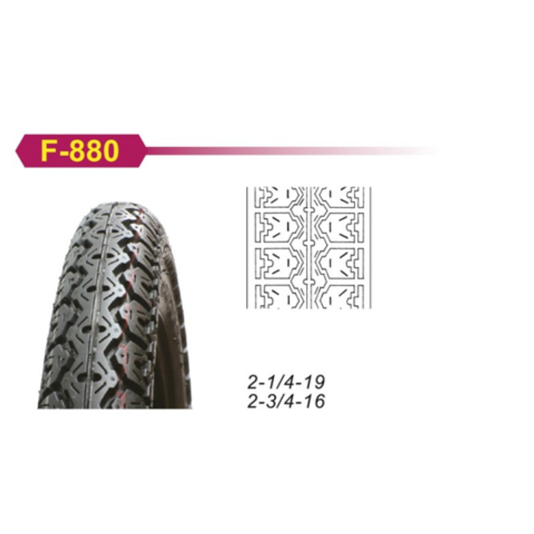 Pneu 2.25-19 F880 + Câmara Ar - CEWA  1
