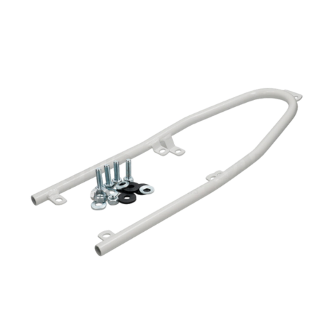 Suporte Guarda Lamas Traseiro Yamaha DT LC 50 (Branco) 1