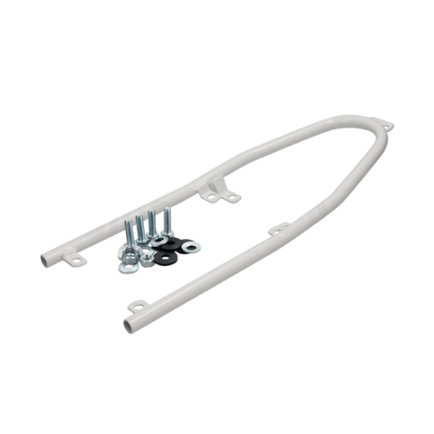 Suporte Guarda Lamas Traseiro Yamaha DT LC 50 (Branco)