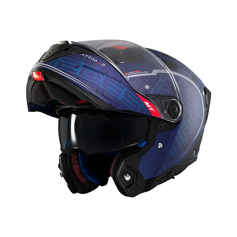 Capacete Modular MT Atom 2 SV Destiny  4