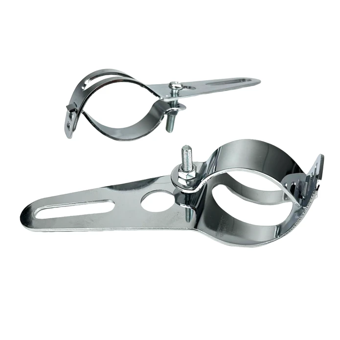 Suporte Farol 30/32/34mm Kit Cromado  3