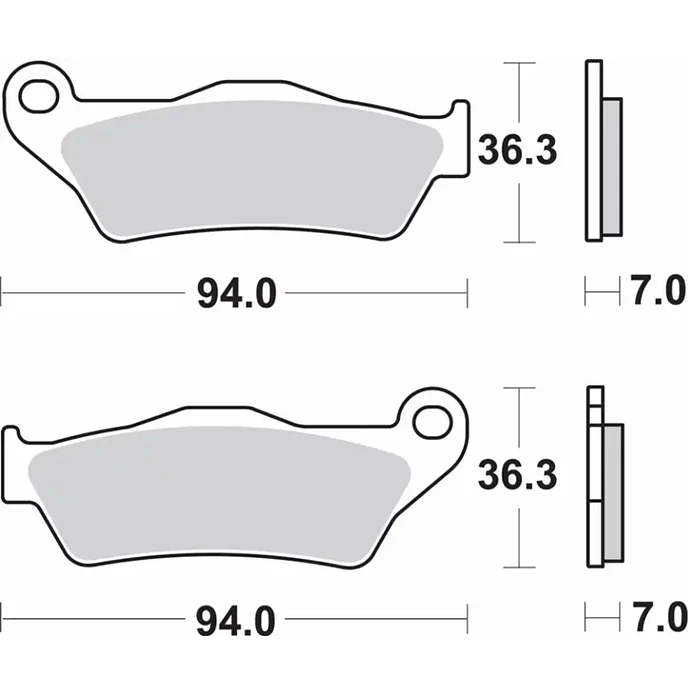 Pastilhas de Travão 1003LS Ducati Multistrada 950/V4 - SBS  2