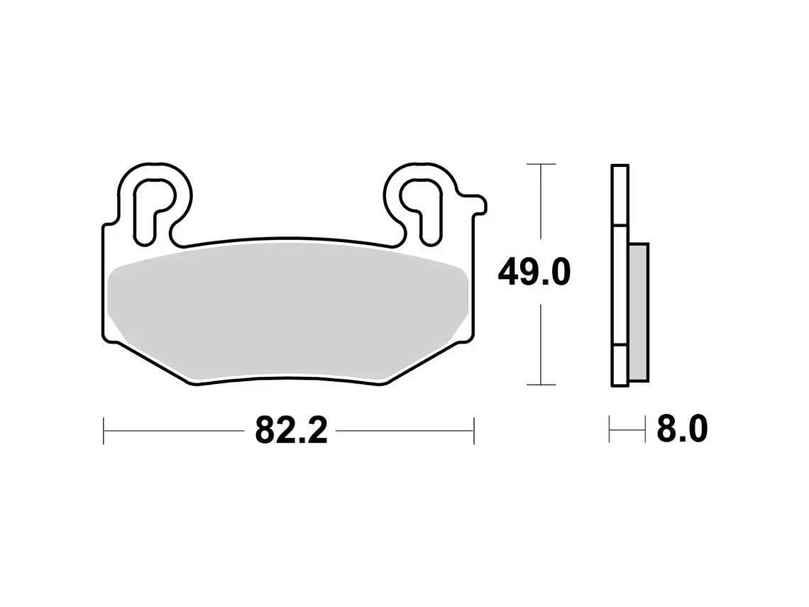 Pastilhas de Travão 1004HS BMW R 1300 GS - SBS  2