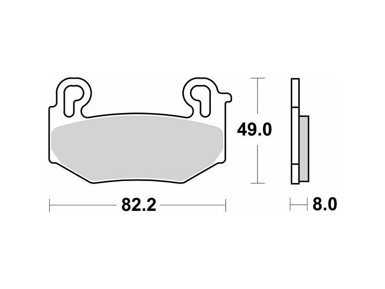 Pastilhas de Travão 1004HS BMW R 1300 GS - SBS  2