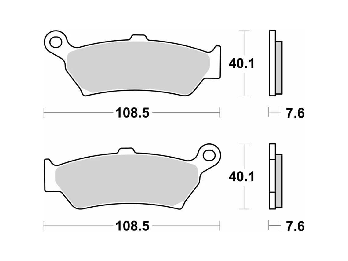 Pastilhas de Travão 1005HS BMW R 1300 GS - SBS  2